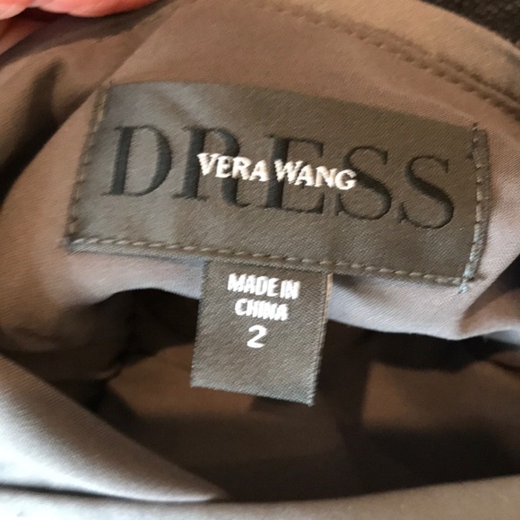 VERA WANG Plunge- Back Sequin Cocktail Dress - Picture 5 of 5